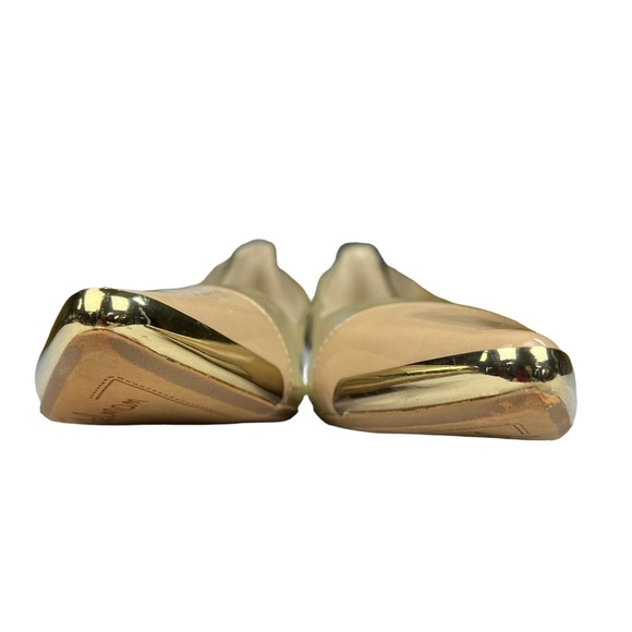 Sam Edelman Isabella Flats Womens Clear‎ Beige & Black Pointed Toe Size 6 - Picture 6 of 9